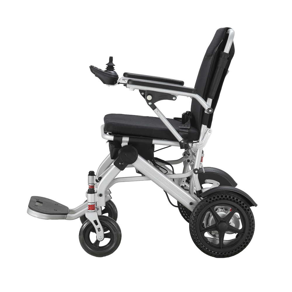XFGN18-208 Silla de ruedas eléctrica portátil ultraligera de aleación de aluminio