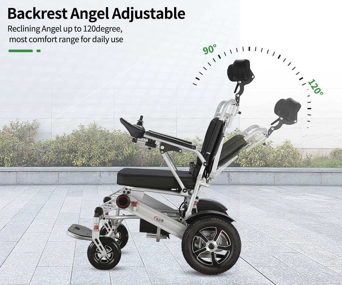 silla de ruedas el&eacute;ctrica ajustable