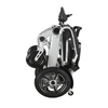 XFGW25-203 ALUMINIO ALUMINIO Viajamiento plegable silla de ruedas eléctrica para ancianos 
