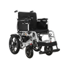 Viajes en silla de ruedas eléctrica de acero con freno Bigwheel XFGW25-108XL