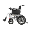 Viajes en silla de ruedas eléctrica de acero con freno Bigwheel XFGW25-108XL