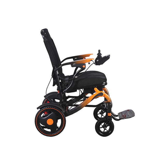 Silla de ruedas eléctrica ligera de aleación de aluminio y fibra de carbono NXN20-225