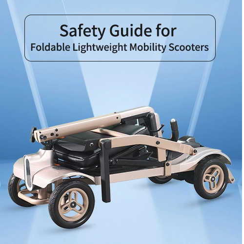 Guía de seguridad para scooters de movilidad ligeros y plegables