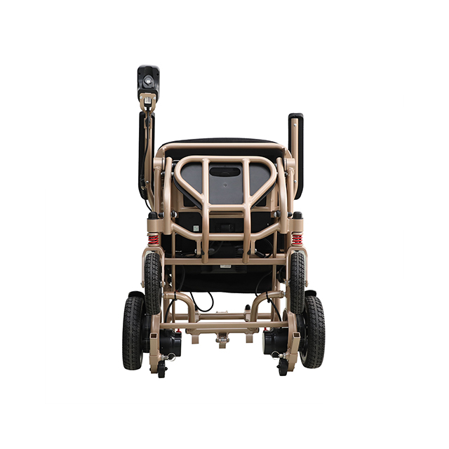 Silla de ruedas eléctrica compacta de aluminio para interior 228