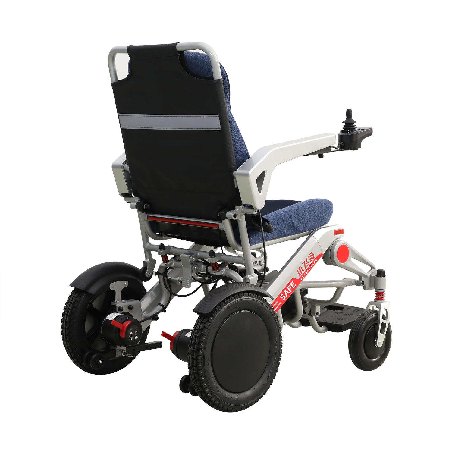 223 silla de ruedas eléctrica de alta tecnología de aleación de aluminio