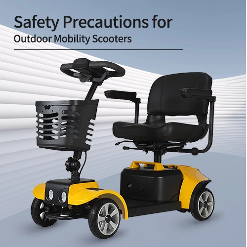 Precauciones de seguridad para scooters de movilidad al aire libre