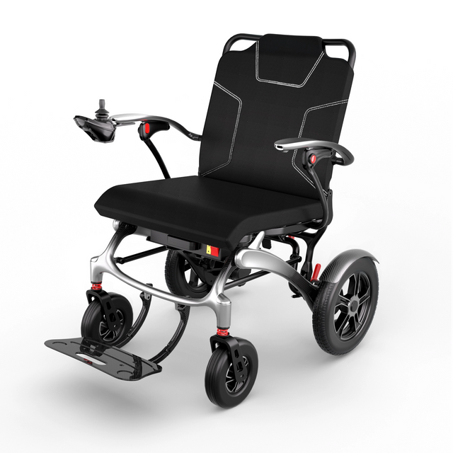Silla de ruedas eléctrica ligera de fibra de carbono 300 