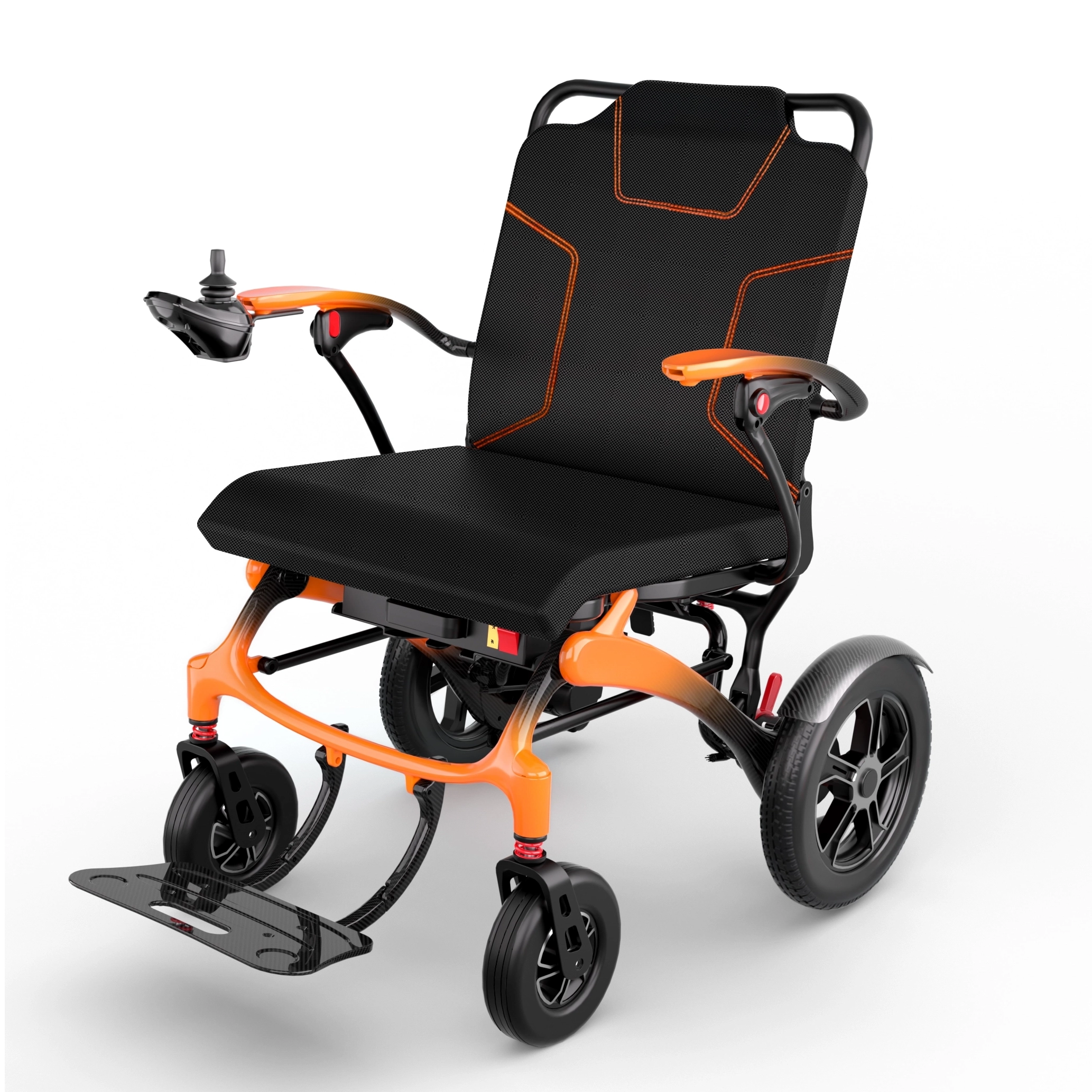 Silla de ruedas eléctrica ligera de fibra de carbono 300 